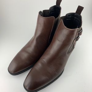 Alfani Men's Double Buckle Chelsea Boots Brown